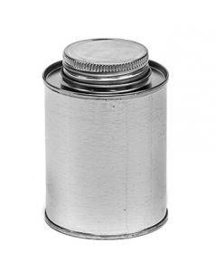 1/2 Pint Screw Top Metal Utility Can - 1 3/4 Inch Delta