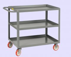 LITTLE GIANT® Cart With Three 24 x 36 Shelves