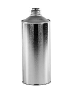 1/2 Pint Metal Round Top Can, 1 3/4 Inch Delta Opening