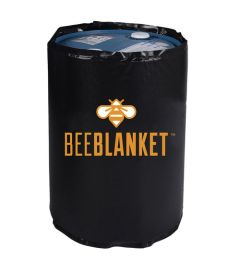 bee blanket on 55 gallon drum