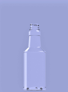 HF320BN-63 2.5 Gallon F-Style Natural HDPE Bottle with Cap - Basco USA