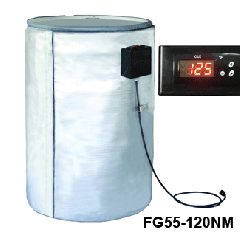 Full Coverage Insulated Poly & Fiberglass Drum Heater - 120V