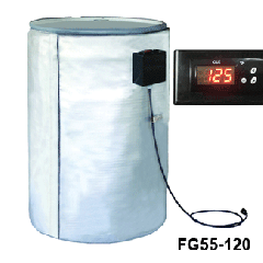 Full Coverage Insulated Steel Drum Heater - 120V