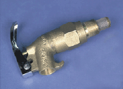 Justrite® Rigid 3/4 Inch Brass Safety Faucet