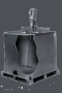 Bulk Container Mixer - Standard With Clamp Mount - 1 HP TEFC Motor