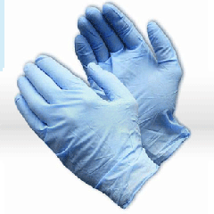 Disposable Powdered Nitrile Gloves, Medium