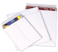 Self-Seal White Flat Mailers - 9  Inch x 11 1/2  Inch
