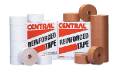 Central Paper Tape - 3  Inch x 450 ft Natural Kraft