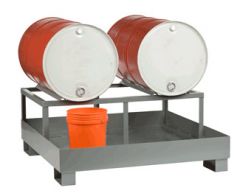 Spill Control Platform with Two Drum Rack