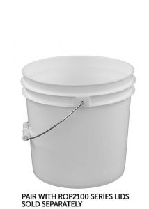 2 gallon white pail