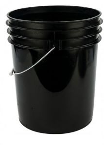 5 gallon black pail