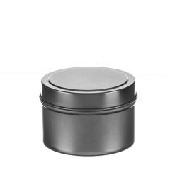 4 Oz. Deep Seamless Tin Can with Embossed Cover