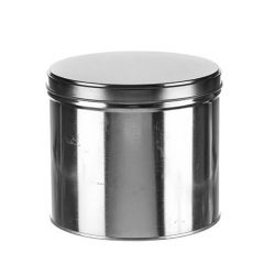 5 1/4 lb Industrial Metal Tin with Slip Cover