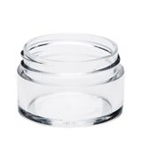 1/2 oz Clear Polystyrene Thick Wall Jar With 33-400 Neck