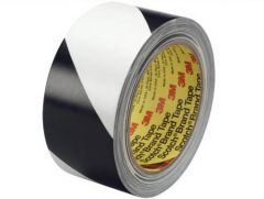 Vinyl Safety Marking Tape - 3 Inch Black/White
