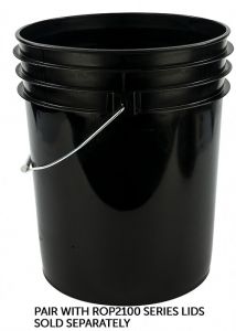 Black Bucket 5 Gallon