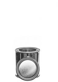 1/2 Pint Metal Paint Can with Lid - Unlined