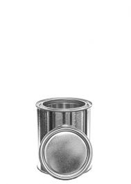 1 Pint Metal Paint Can & Lid - Unlined