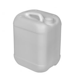 2.5 Gallon Rectangular Closed Head Plastic Pail with Integrated Handle