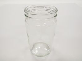 16 oz Glass Straight Sided Jar - Flint - w/ 89-405