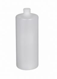 Plastic Round Cylinder Bottle – 32 oz.