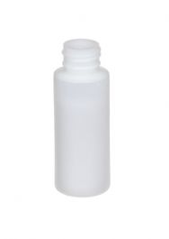 Plastic Round Cylinder Bottle – 2 oz.
