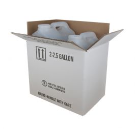 2.5 GALLON WHITE HDPE F-STYLE, 38-400 NECK. Pipeline Packaging