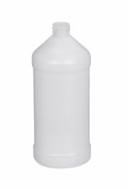 Plastic Modern Round Bottle – 32 oz.