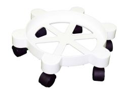 Pail Dolly for 5 and 6 Gallon Round Pails - White