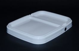 2 Gallon Clear EZ Stor® PP Plastic Container, No Handle