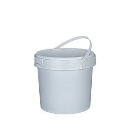 1 Gallon Round Plastic Container with Handle - IPL Commercial Series