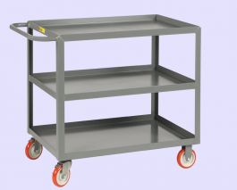 LITTLE GIANT® Cart With Three 24 x 36 Shelves