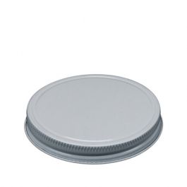 Metal screw cap for glass jar
