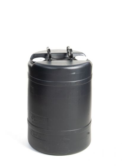 15 Gallon Natural Plastic Tight Head Drum with 2 and 3/4 Fittings, UN  Rated. Pipeline Packaging