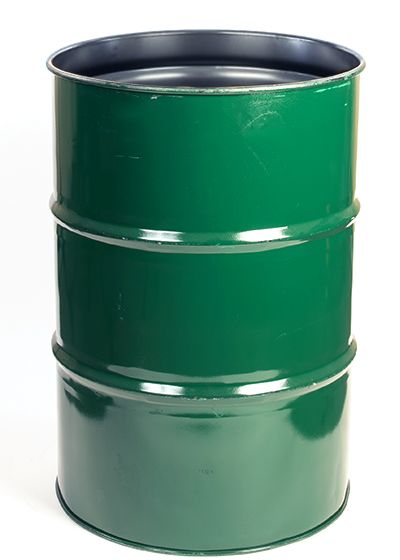 Blue Funnel Top with Bug Barrier For 55 Gallon Drum Trash Can 
