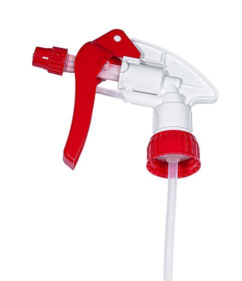 Red/White Plastic Trigger Sprayer 32 oz