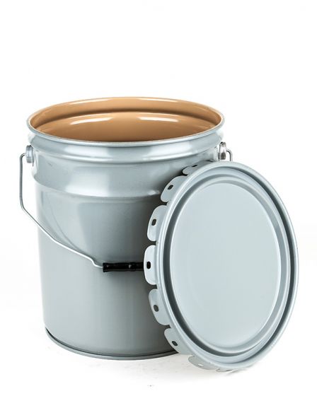 Steel Pails: 2 Gallon with Lug Cover  Steel Pails: 2 Gallon with Lug Cover