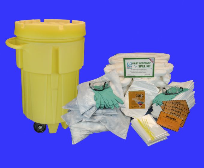 95-Gallon Spill Clean-Up Response Kits