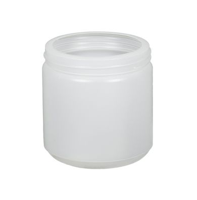 16 oz Clear PS Plastic Straight Sided Jars (Tall) - Clear 89-400
