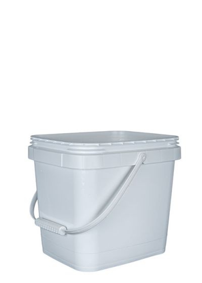1 gal. Tall EZStor Bucket Pail and lid, 12 Pack, Included Reclosable Lids