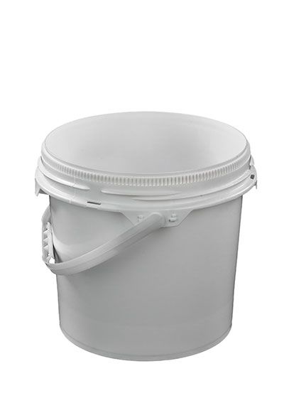 3.5 gal. Gray Translucent Bucket