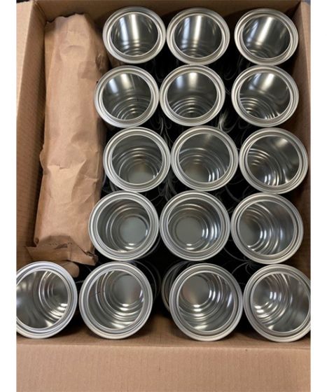 Metal Quart Paint Cans W/Lids TCI MTQ P/P Qty 56 Cans Per Case 