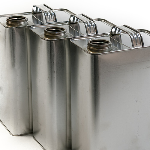 Metal jerry cans
