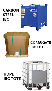APPROVED VENDOR Liquid Storage Container: 40 in x 46 1/2 in x 48 in,  IBC-275, HDPE With Wire Frame